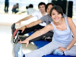 People Stretching