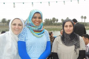 Pari with others.